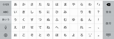 Ios 8 Ipadの日本語かなキーボードで あ行 を右側に配置できるようになった Keaton Com ブログ